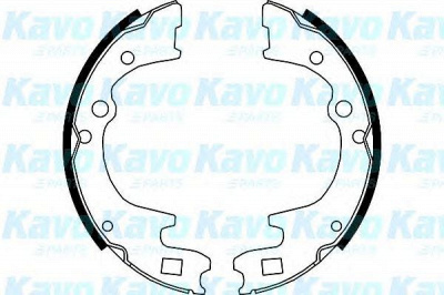 KAVO PARTS bs5430 -  Комплект тормозных колодок